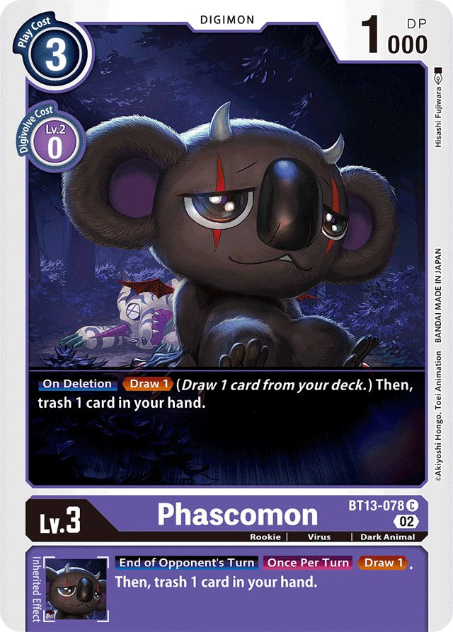 Phascomon [BT13-078] [Versus Royal Knights Booster] | Amazing Games TCG