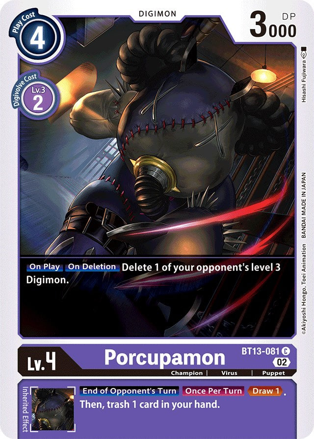 Porcupamon [BT13-081] [Versus Royal Knights Booster] | Amazing Games TCG