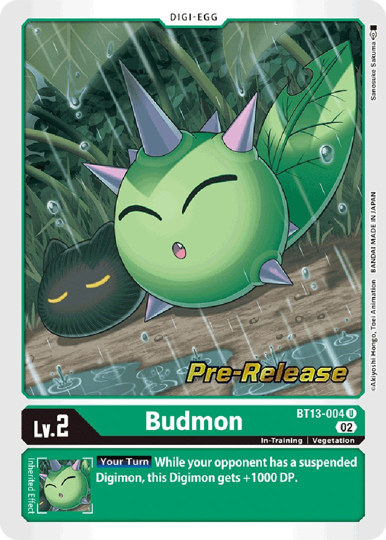 Budmon [BT13-004] [Versus Royal Knight Booster Pre-Release Cards] | Amazing Games TCG