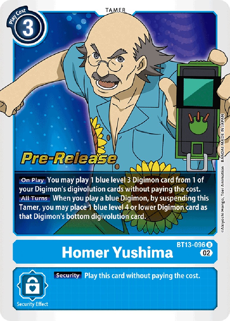 Homer Yushima [BT13-096] [Versus Royal Knight Booster Pre-Release Cards] | Amazing Games TCG