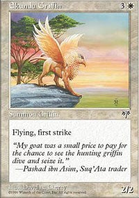 Ekundu Griffin [Mirage] | Amazing Games TCG