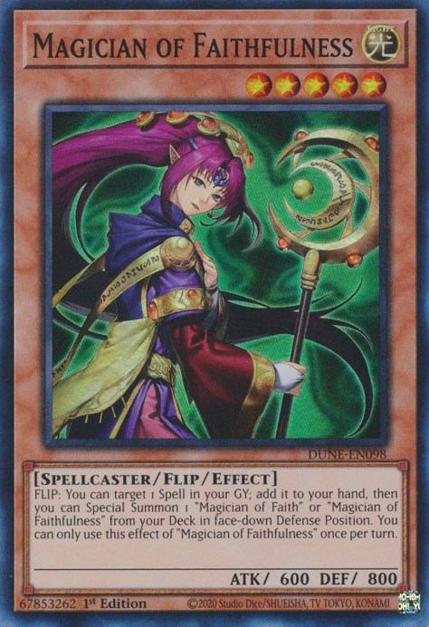 Magician of Faithfulness [DUNE-EN098] Super Rare | Amazing Games TCG