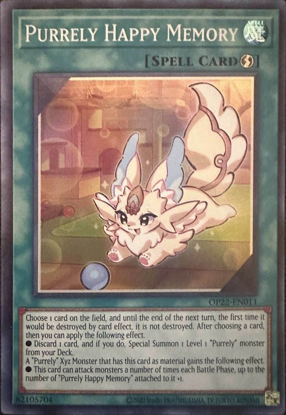 Purrely Happy Memory [OP22-EN011] Super Rare | Amazing Games TCG