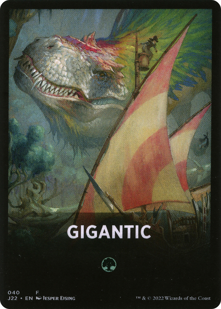 Gigantic Theme Card [Jumpstart 2022 Front Cards] | Amazing Games TCG