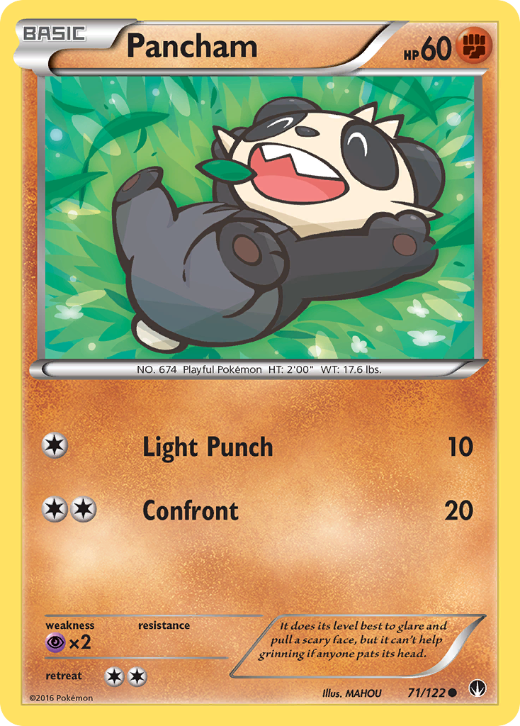 Pancham (71/122) [XY: BREAKpoint] | Amazing Games TCG