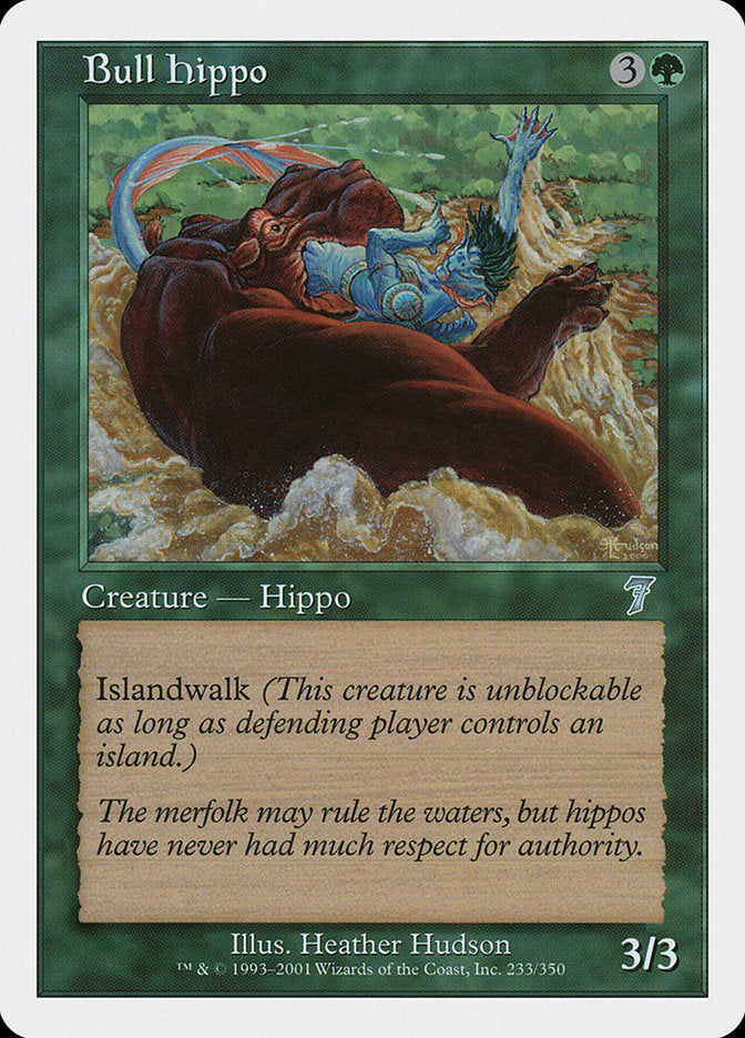 Bull Hippo [Seventh Edition] | Amazing Games TCG