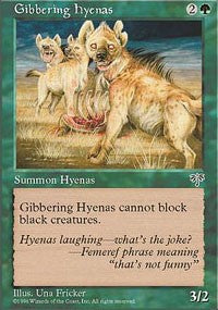 Gibbering Hyenas [Mirage] | Amazing Games TCG