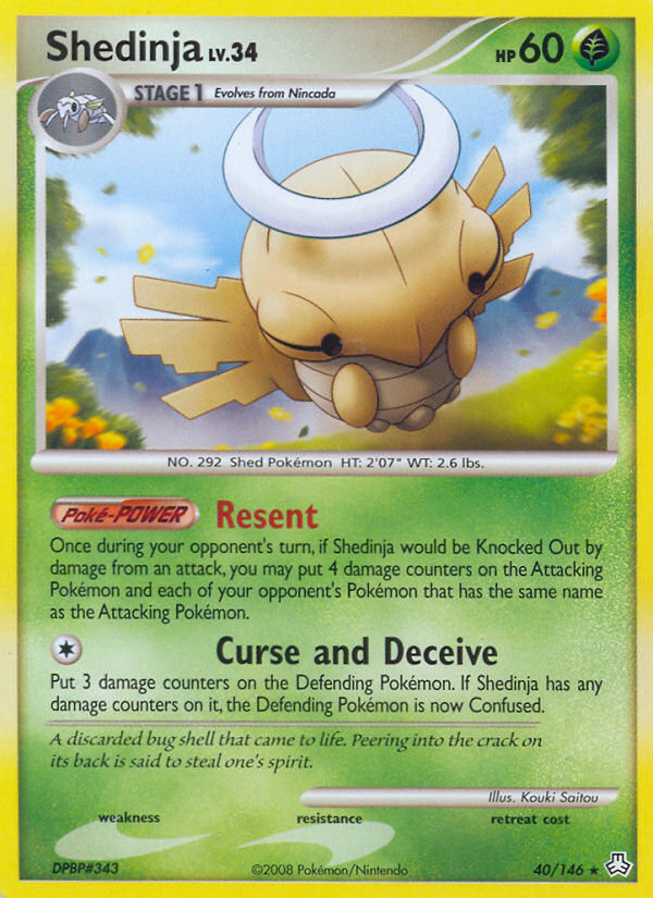 Shedinja (40/146) [Diamond & Pearl: Legends Awakened] | Amazing Games TCG