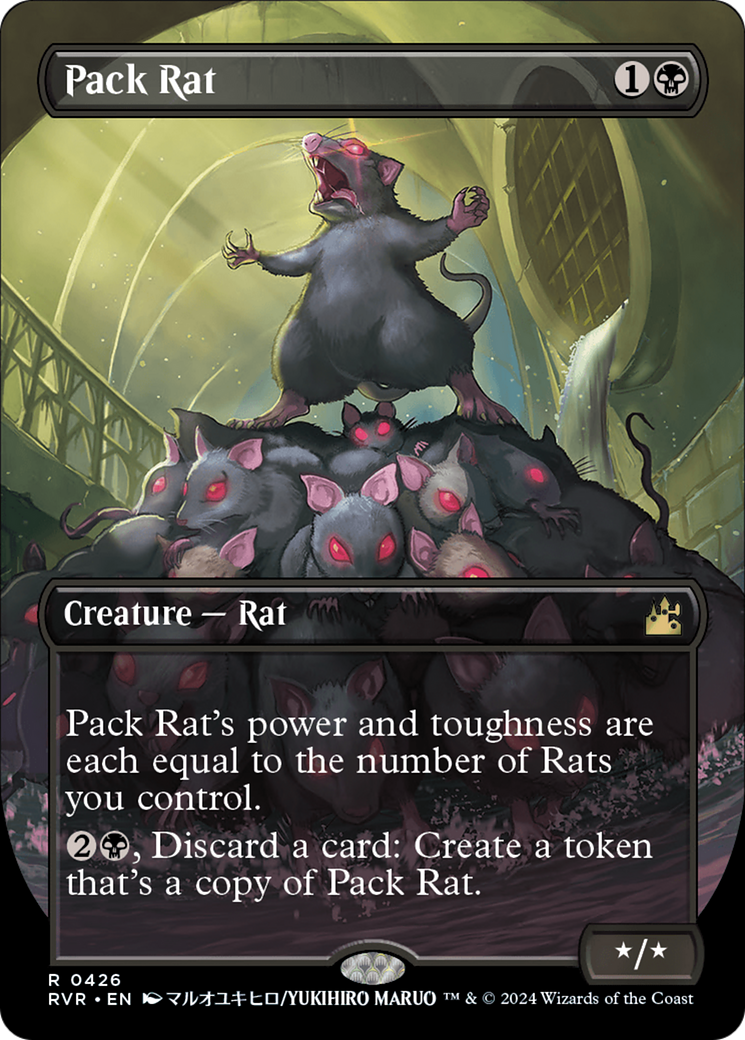 Pack Rat (Anime Borderless) [Ravnica Remastered] | Amazing Games TCG