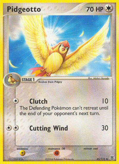 Pidgeotto (45/112) [EX: FireRed & LeafGreen] | Amazing Games TCG