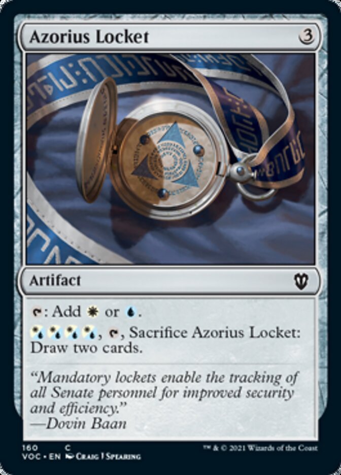 Azorius Locket [Innistrad: Crimson Vow Commander] | Amazing Games TCG