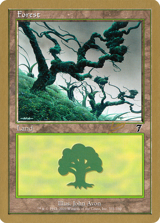 Forest (rl331) (Raphael Levy) [World Championship Decks 2002] | Amazing Games TCG