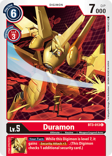 Duramon [BT3-013] [Release Special Booster Ver.1.5] | Amazing Games TCG