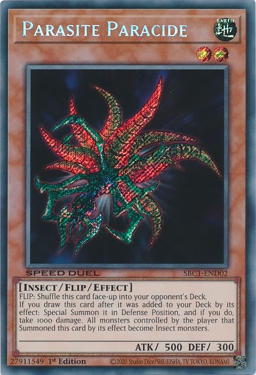 Parasite Paracide [SBC1-END02] Secret Rare | Amazing Games TCG