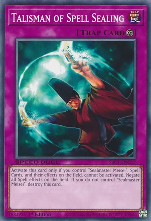 Talisman of Spell Sealing [SBC1-ENG17] Common | Amazing Games TCG