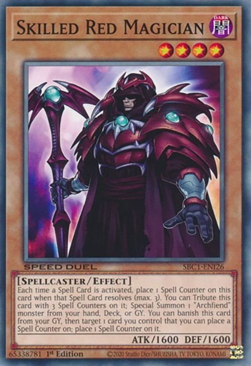 Skilled Red Magician [SBC1-ENI26] Common | Amazing Games TCG