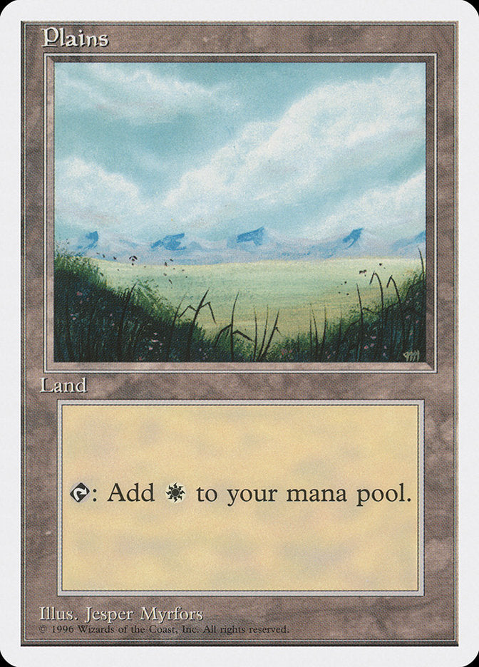 Plains (No Trees, Signature on Bottom Right) [Introductory Two-Player Set] | Amazing Games TCG
