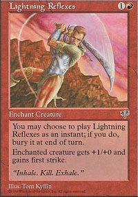 Lightning Reflexes [Mirage] | Amazing Games TCG