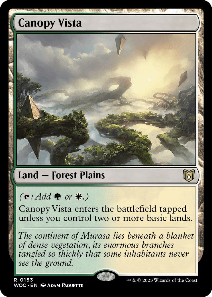 Canopy Vista [Wilds of Eldraine Commander] | Amazing Games TCG