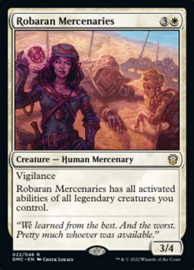 Robaran Mercenaries [Dominaria United Commander] | Amazing Games TCG