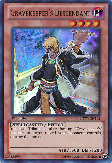 Gravekeeper's Descendant [LCYW-EN192] Ultra Rare | Amazing Games TCG