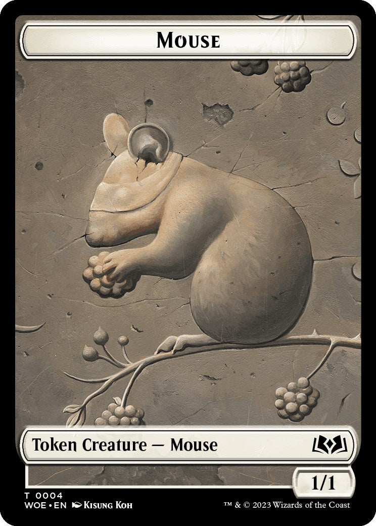 Mouse Token [Wilds of Eldraine Tokens] | Amazing Games TCG