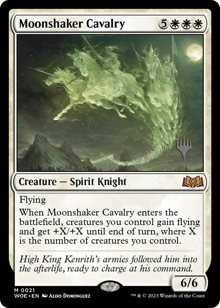 Moonshaker Cavalry (Promo Pack) [Wilds of Eldraine Promos] | Amazing Games TCG