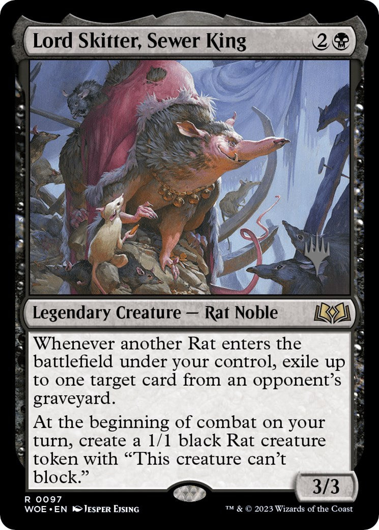 Lord Skitter, Sewer King (Promo Pack) [Wilds of Eldraine Promos] | Amazing Games TCG