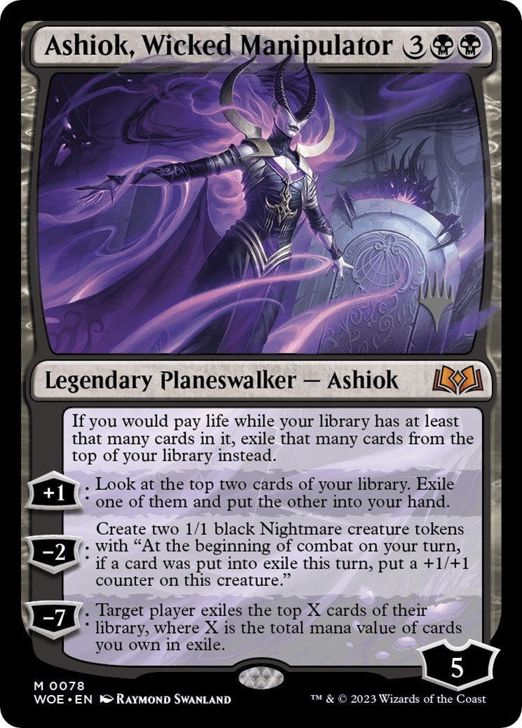 Ashiok, Wicked Manipulator (Promo Pack) [Wilds of Eldraine Promos] | Amazing Games TCG