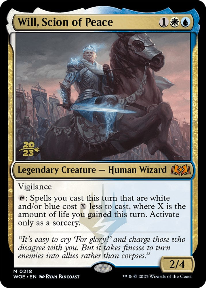 Will, Scion of Peace [Wilds of Eldraine Prerelease Promos] | Amazing Games TCG