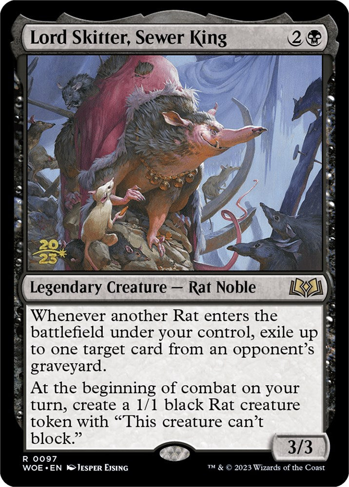 Lord Skitter, Sewer King [Wilds of Eldraine Prerelease Promos] | Amazing Games TCG