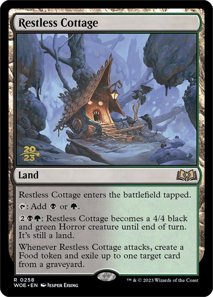 Restless Cottage [Wilds of Eldraine Prerelease Promos] | Amazing Games TCG