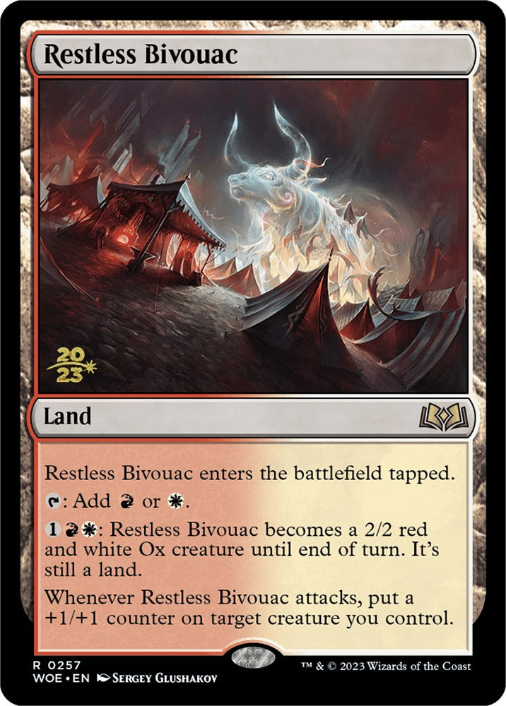 Restless Bivouac [Wilds of Eldraine Prerelease Promos] | Amazing Games TCG