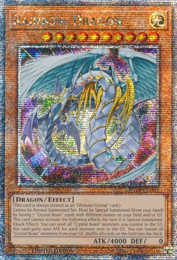 Rainbow Dragon [TN23-EN004] Quarter Century Secret Rare | Amazing Games TCG