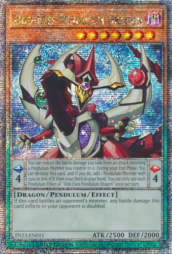 Odd-Eyes Pendulum Dragon [TN23-EN011] Quarter Century Secret Rare | Amazing Games TCG