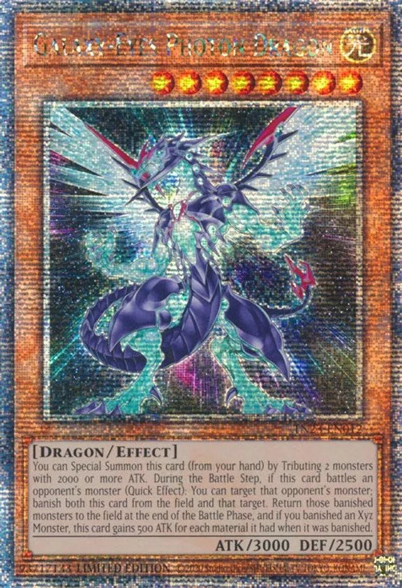 Galaxy-Eyes Photon Dragon [TN23-EN012] Quarter Century Secret Rare | Amazing Games TCG