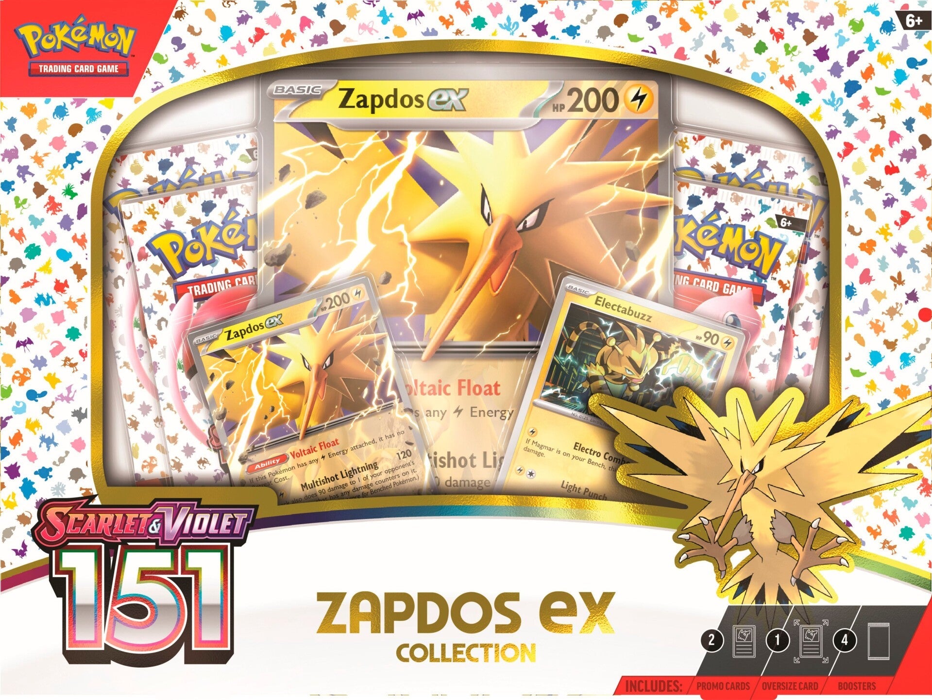 Scarlet & Violet: 151 - Zapdos ex Box | Amazing Games TCG