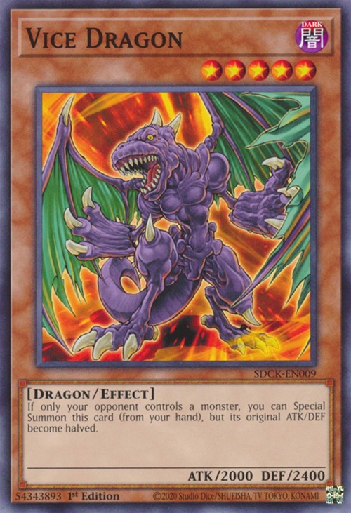 Vice Dragon [SDCK-EN009] Common | Amazing Games TCG