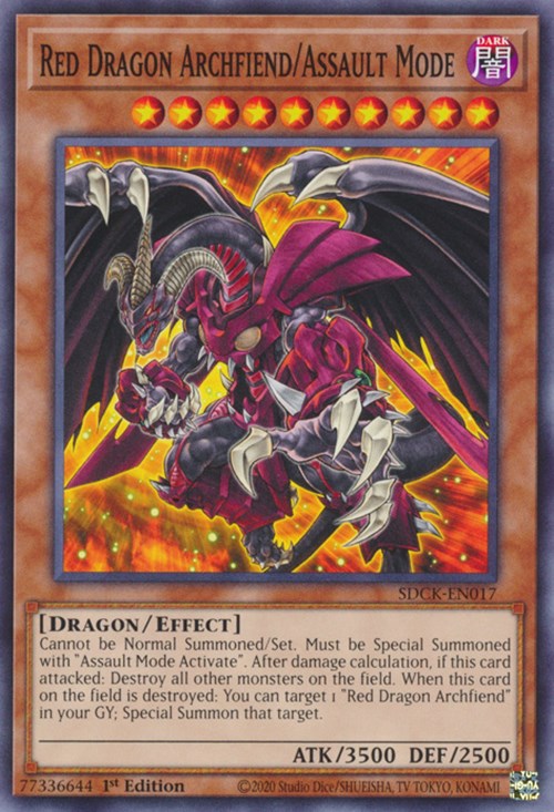 Red Dragon Archfiend/Assault Mode [SDCK-EN017] Common | Amazing Games TCG