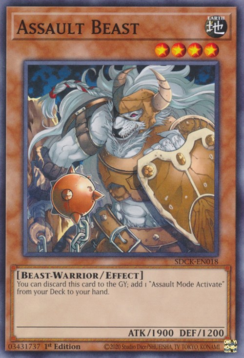 Assault Beast [SDCK-EN018] Common | Amazing Games TCG