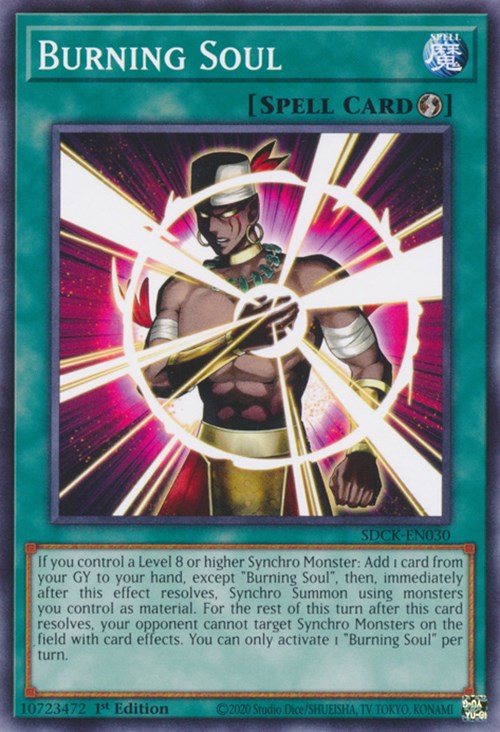 Burning Soul [SDCK-EN030] Common | Amazing Games TCG