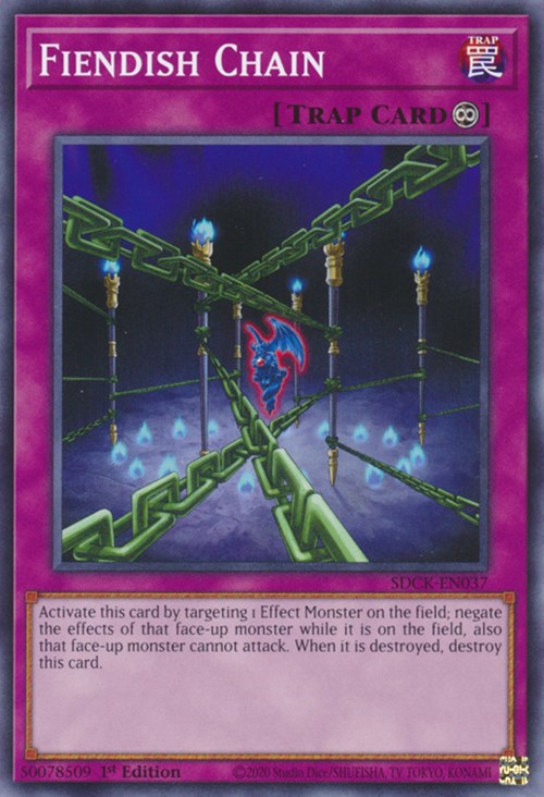 Fiendish Chain [SDCK-EN037] Common | Amazing Games TCG