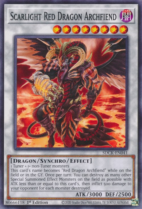 Scarlight Red Dragon Archfiend [SDCK-EN041] Common | Amazing Games TCG