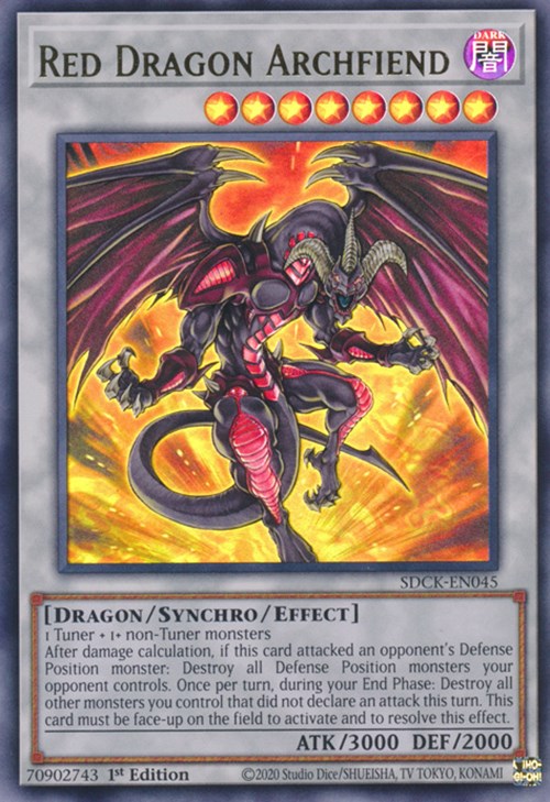 Red Dragon Archfiend [SDCK-EN045] Ultra Rare | Amazing Games TCG