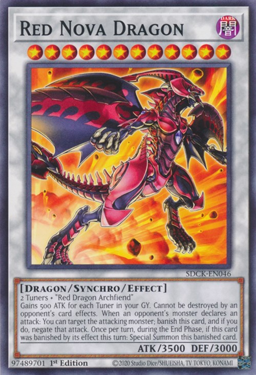 Red Nova Dragon [SDCK-EN046] Common | Amazing Games TCG