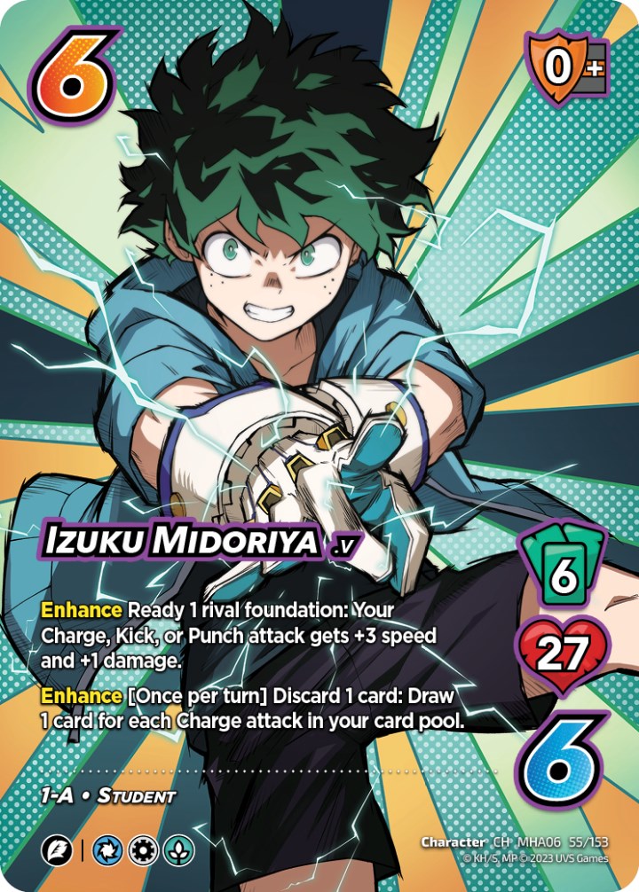 Izuku Midoriya (55/153) [Jet Burn] | Amazing Games TCG