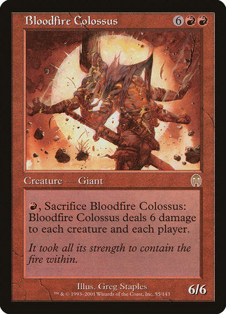 Bloodfire Colossus [Apocalypse] | Amazing Games TCG