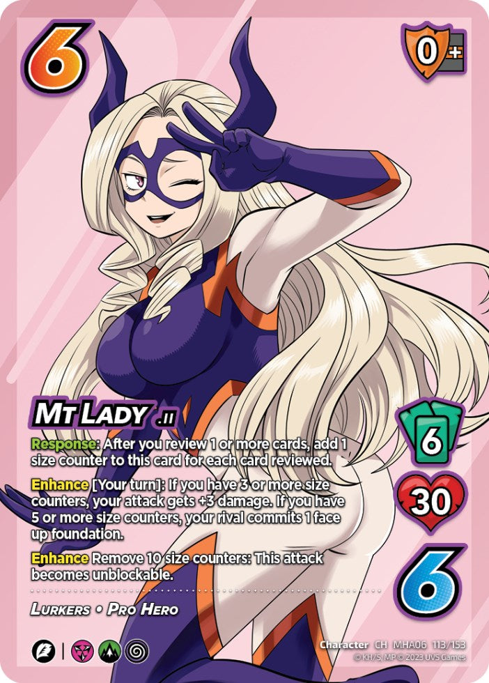 Mt Lady [Jet Burn] | Amazing Games TCG