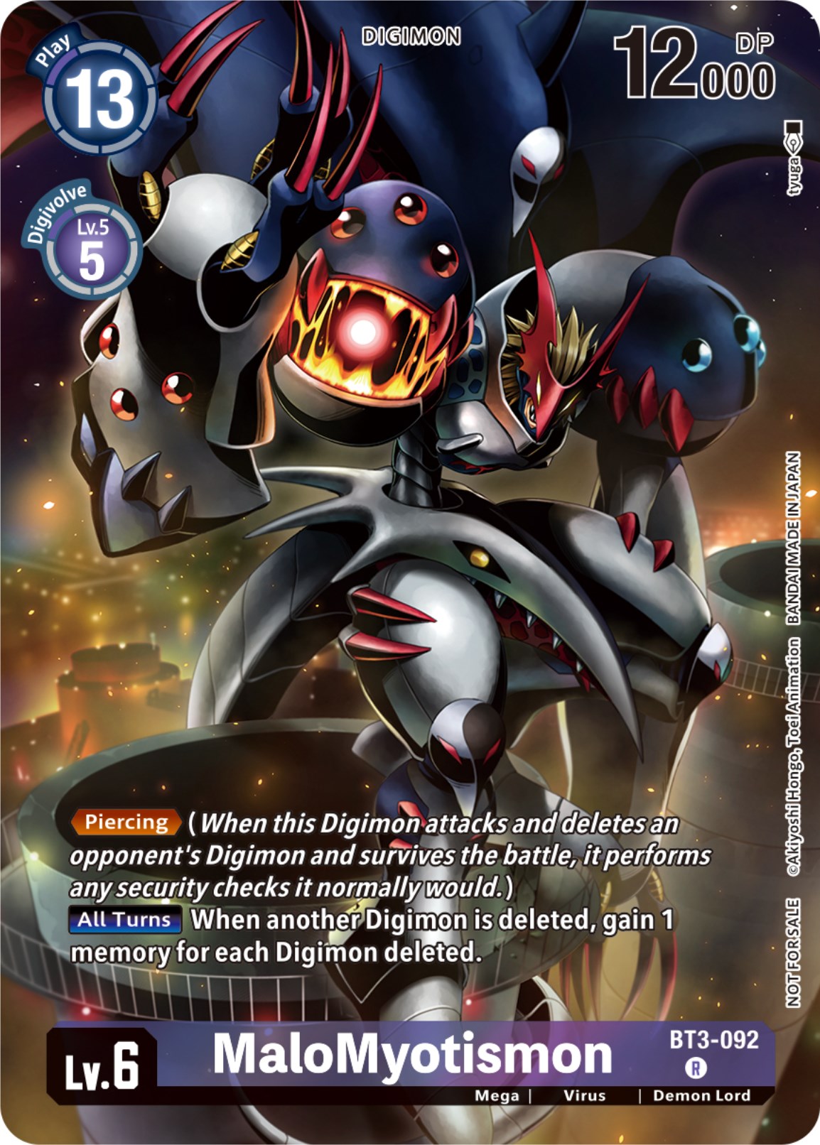 MaloMyotismon [BT3-092] (Tamer Party Pack -The Beginning-) [Release Special Booster Ver. 1.0] | Amazing Games TCG