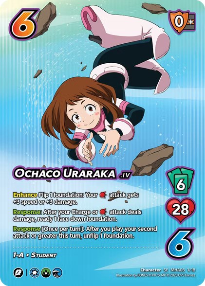 Ochaco Uraraka (1/18) [Jet Burn] | Amazing Games TCG